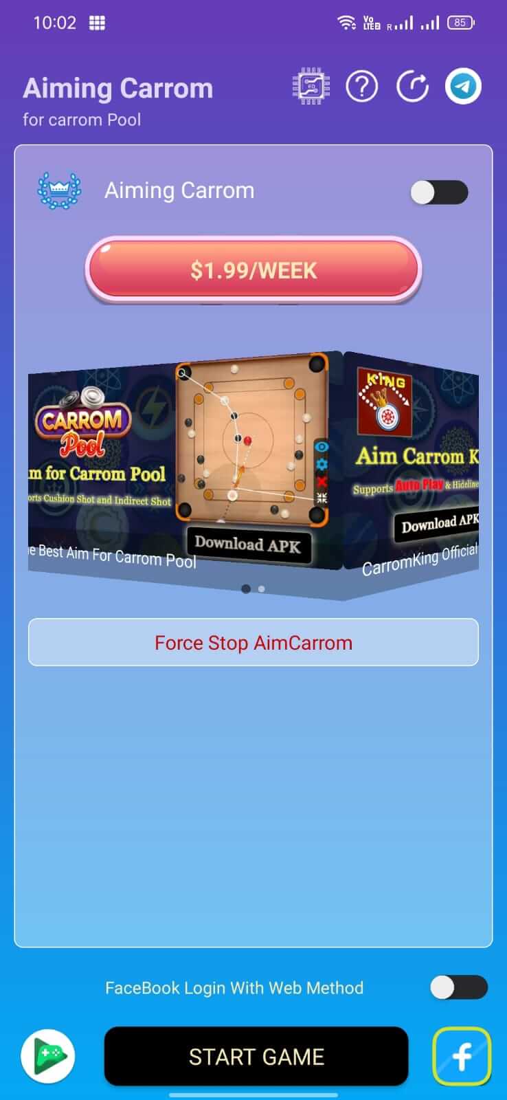 Aim Carrom screenshot 1