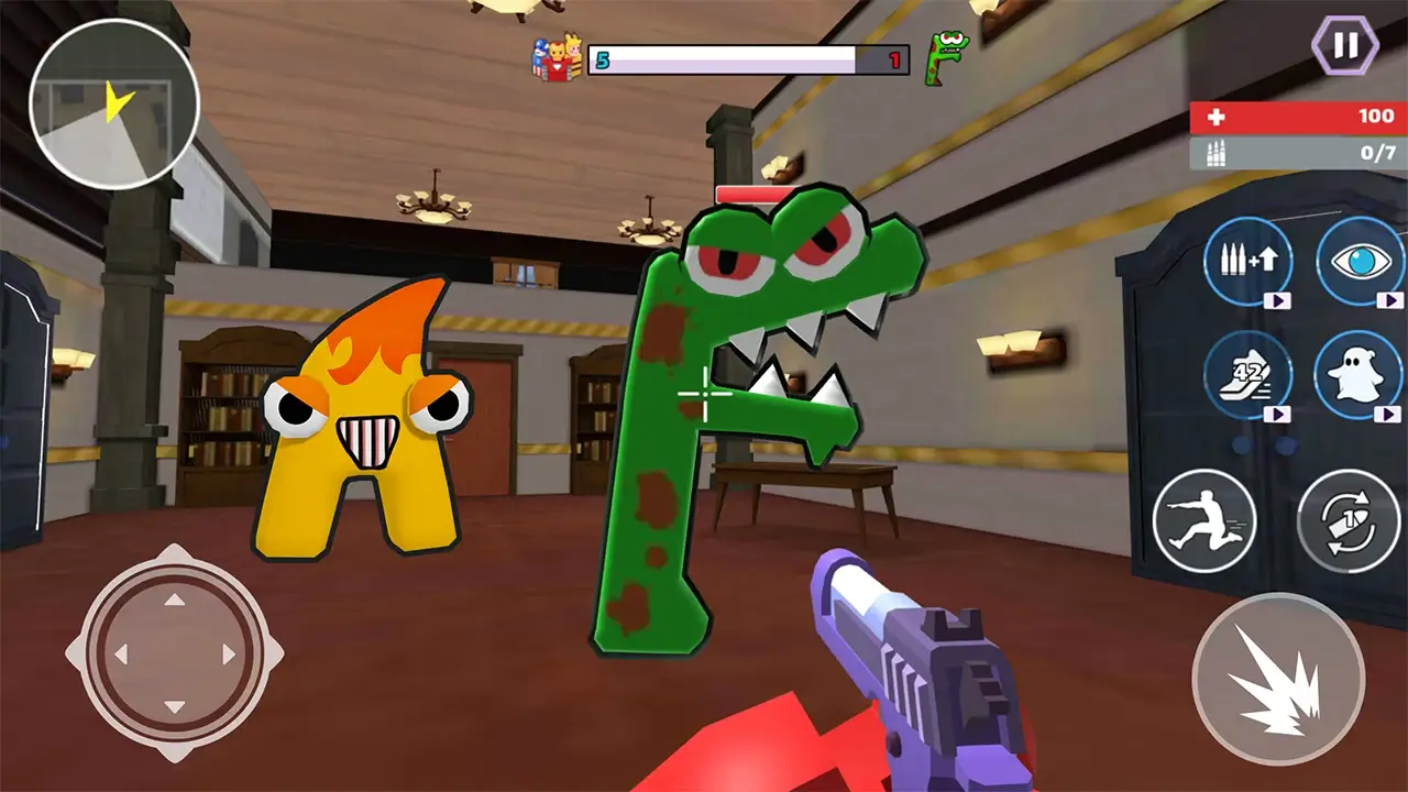 Alphabet Shooting Escape Time screenshot 1