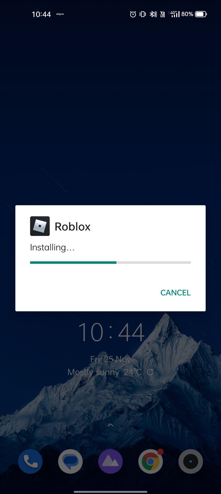 Arceus X apk installing