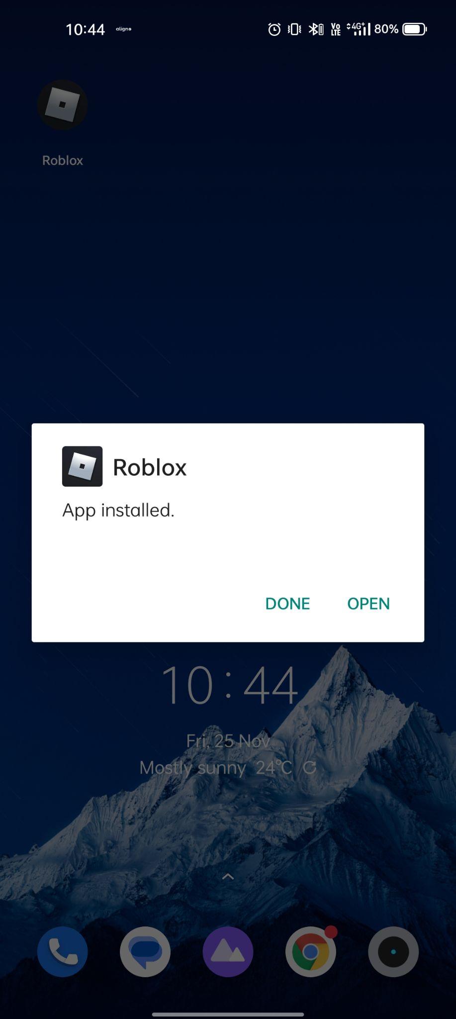 Arceus X apk installed