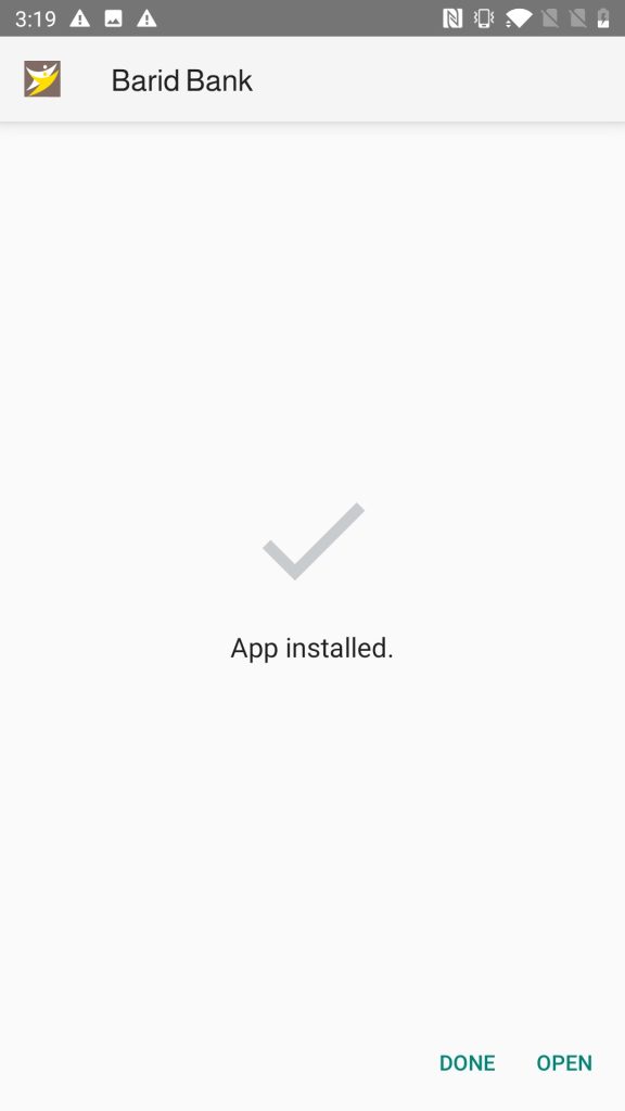 Barid Bank installed