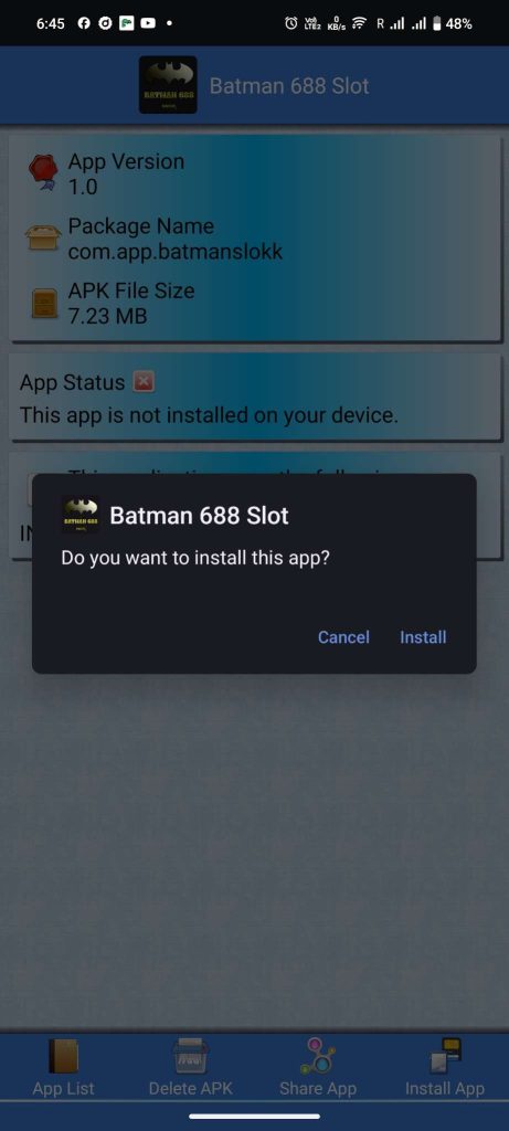 install Batman688 APK