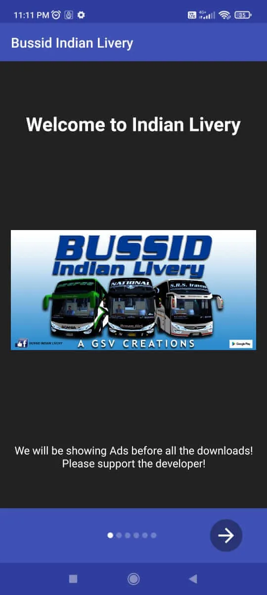 Bussid Indian Livery screenshot 1
