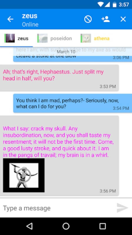 Chatango screenshot 1