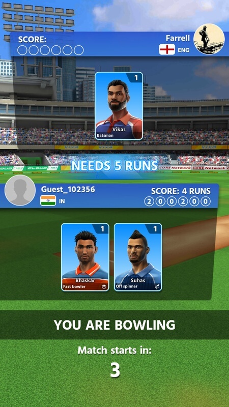 Cricket League screenshot 1