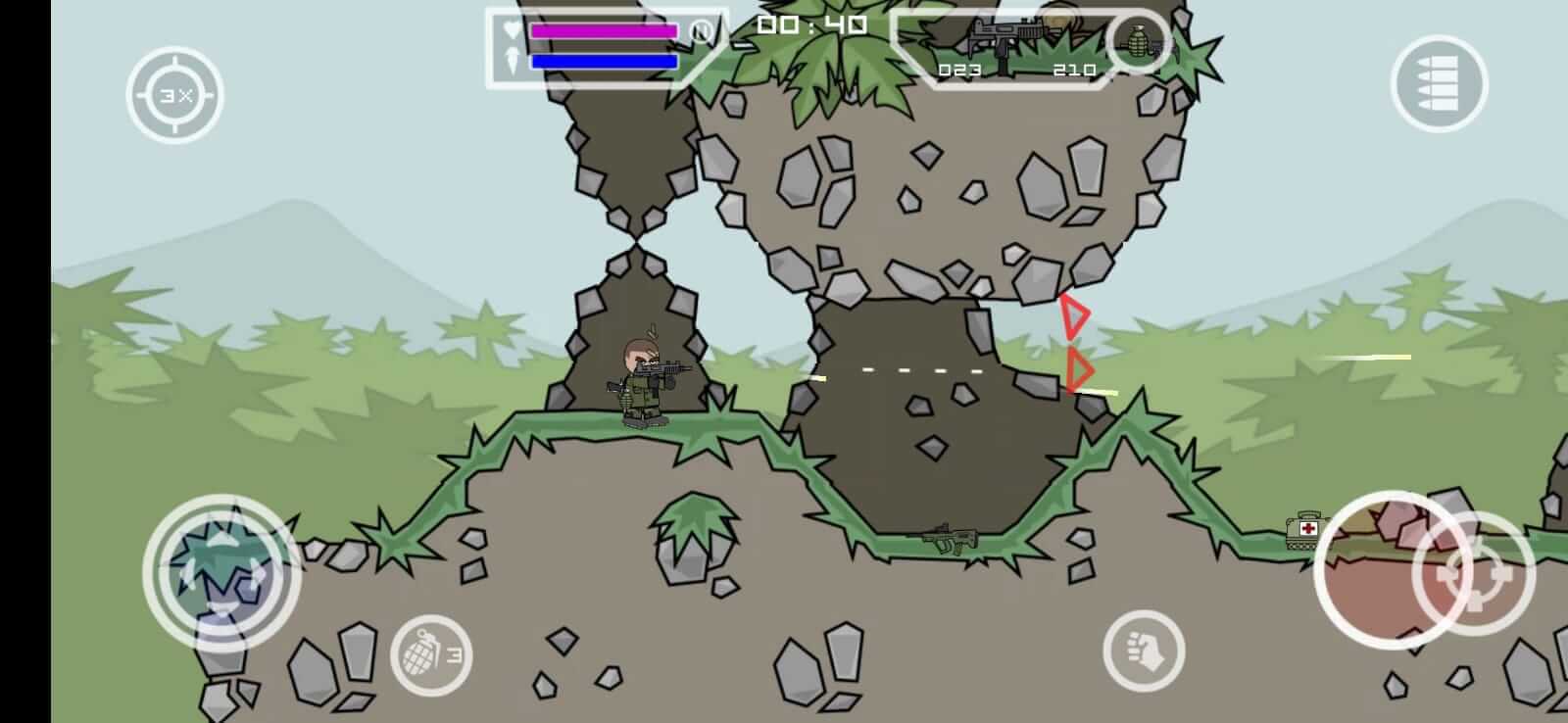 Doodle Army 2 : Mini Militia screenshot 1