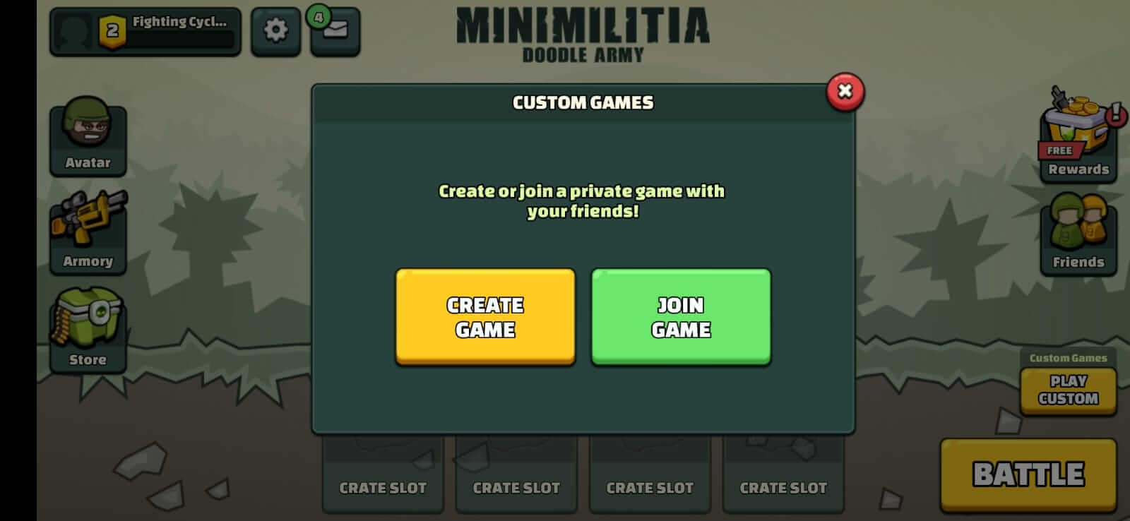 Doodle Army 2 : Mini Militia screenshot 1