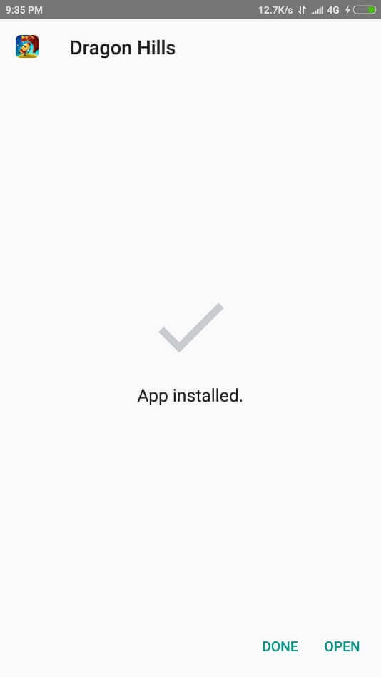 Dragon Hillss mod apk installed