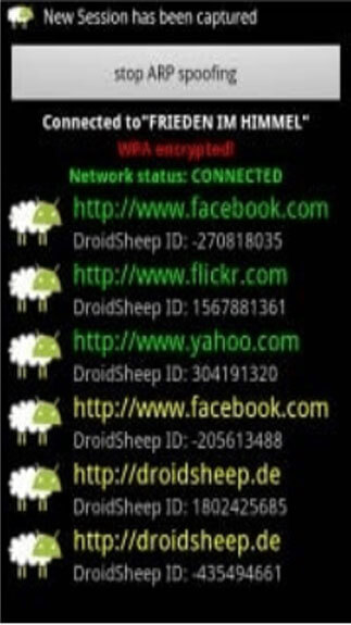 DroidSheep screenshot 1