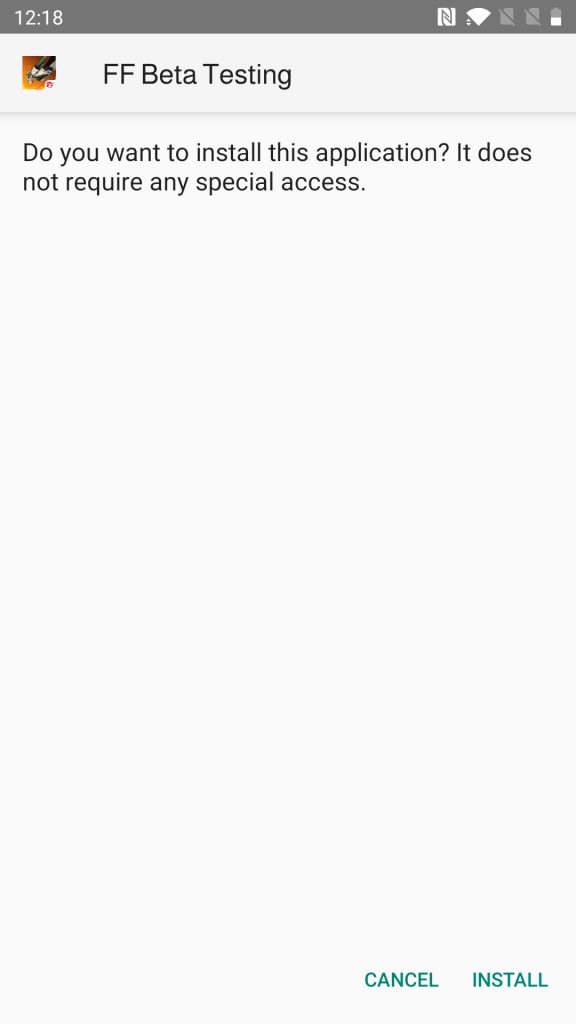 install FF Beta Testing