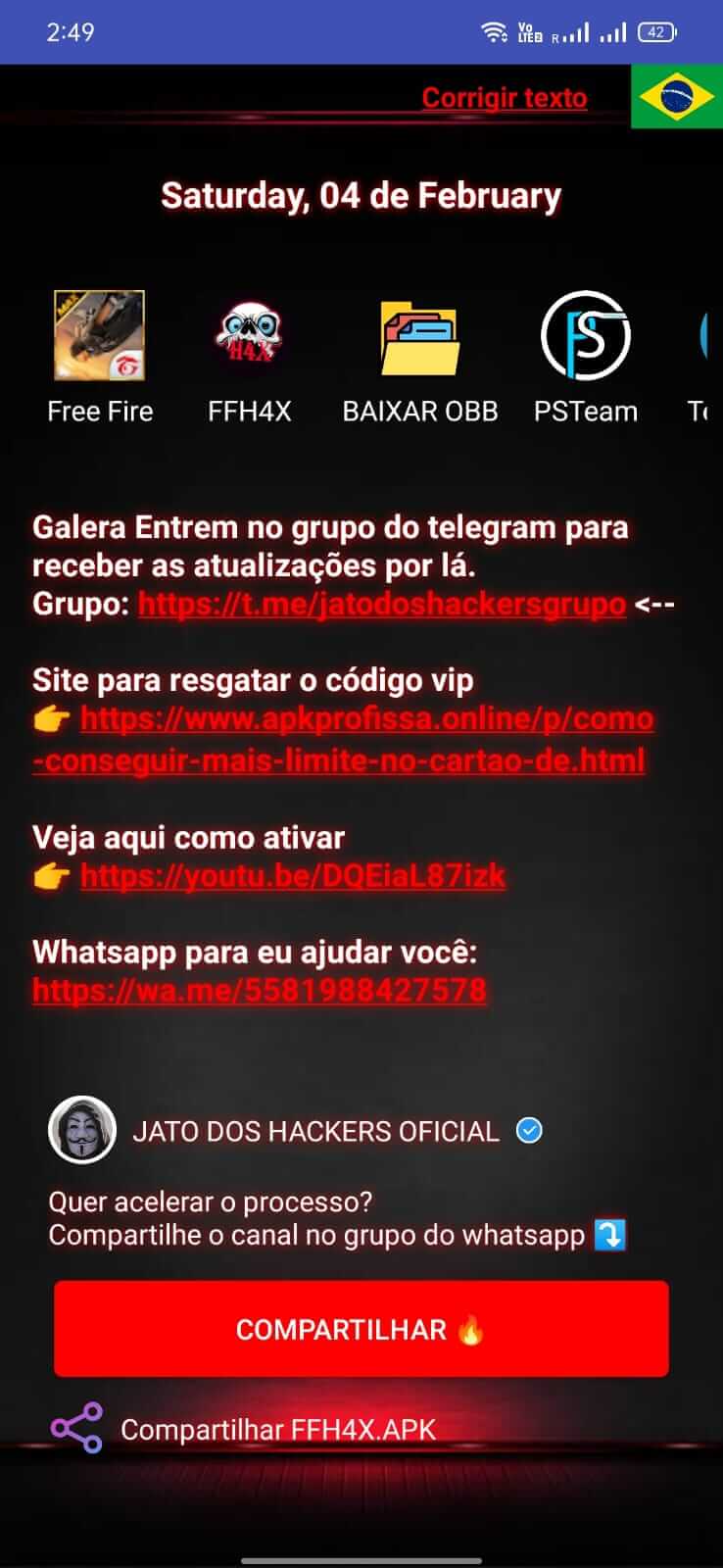 FFH4X Regedit screenshot 1