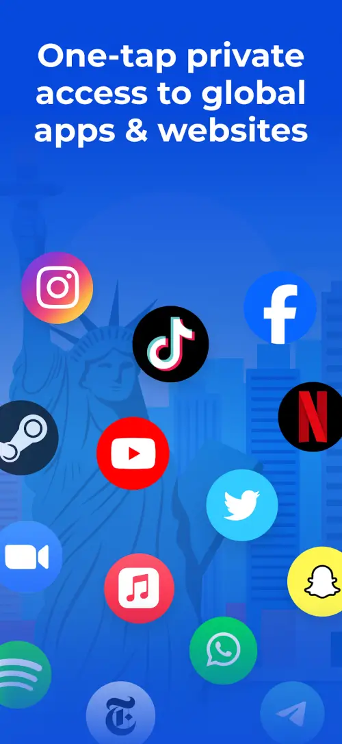 1 Fast VPN screenshot 1