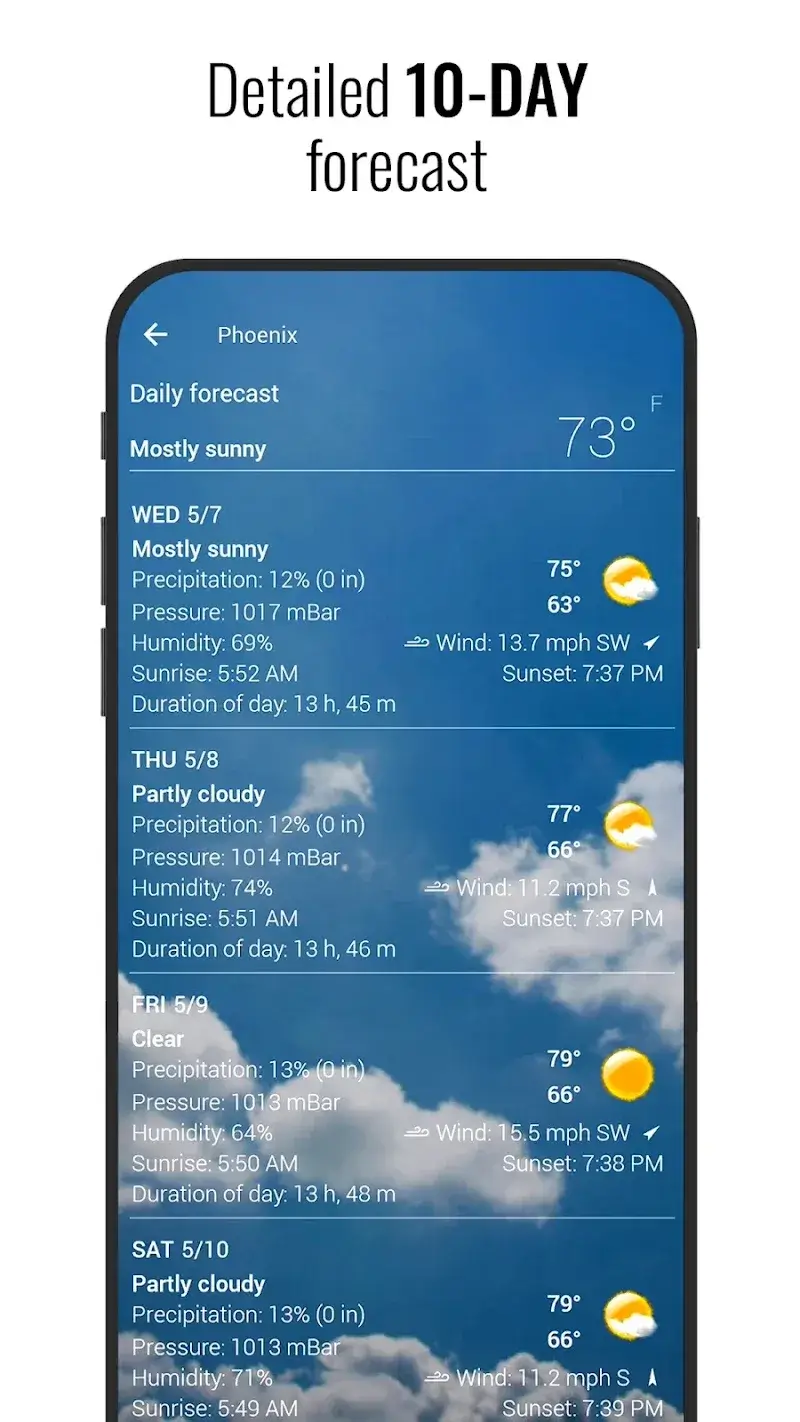 3D Flip Clock & Weather screenshot 1