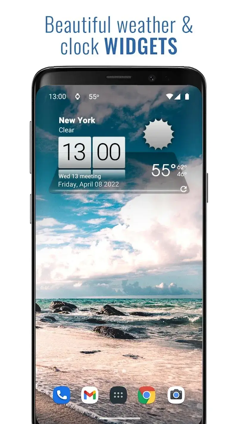 3D Sense Clock & Weather screenshot 1