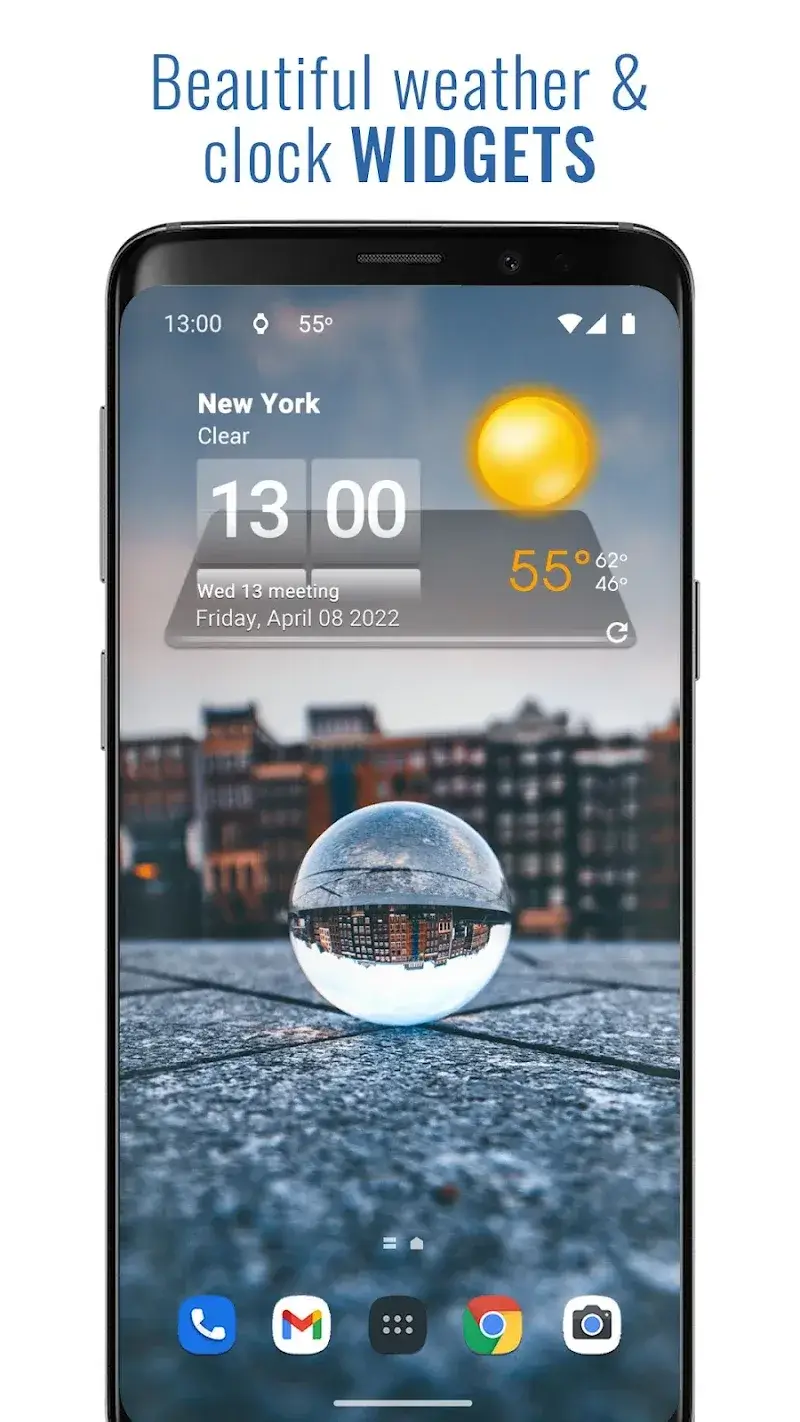 3D Sense Clock & Weather screenshot 1