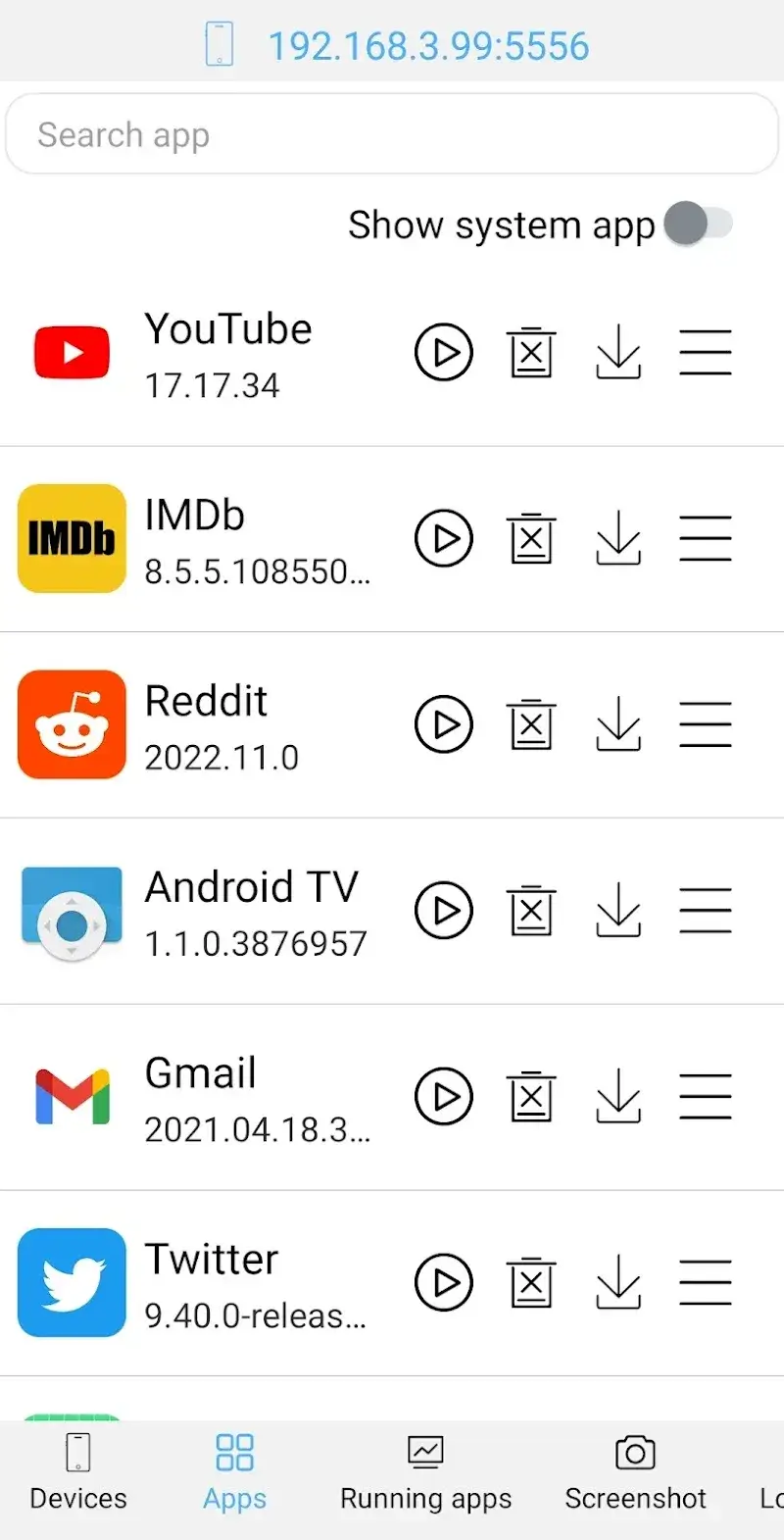 ADB Shell screenshot 1