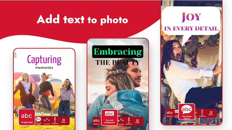 Add Text on Photo screenshot 1