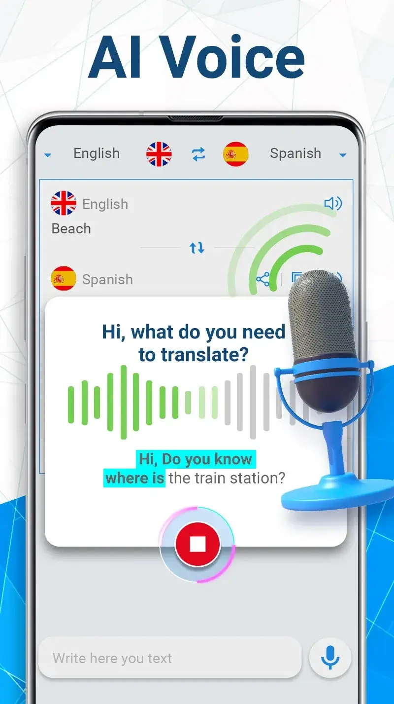 AI Voice Translator Translate screenshot 1