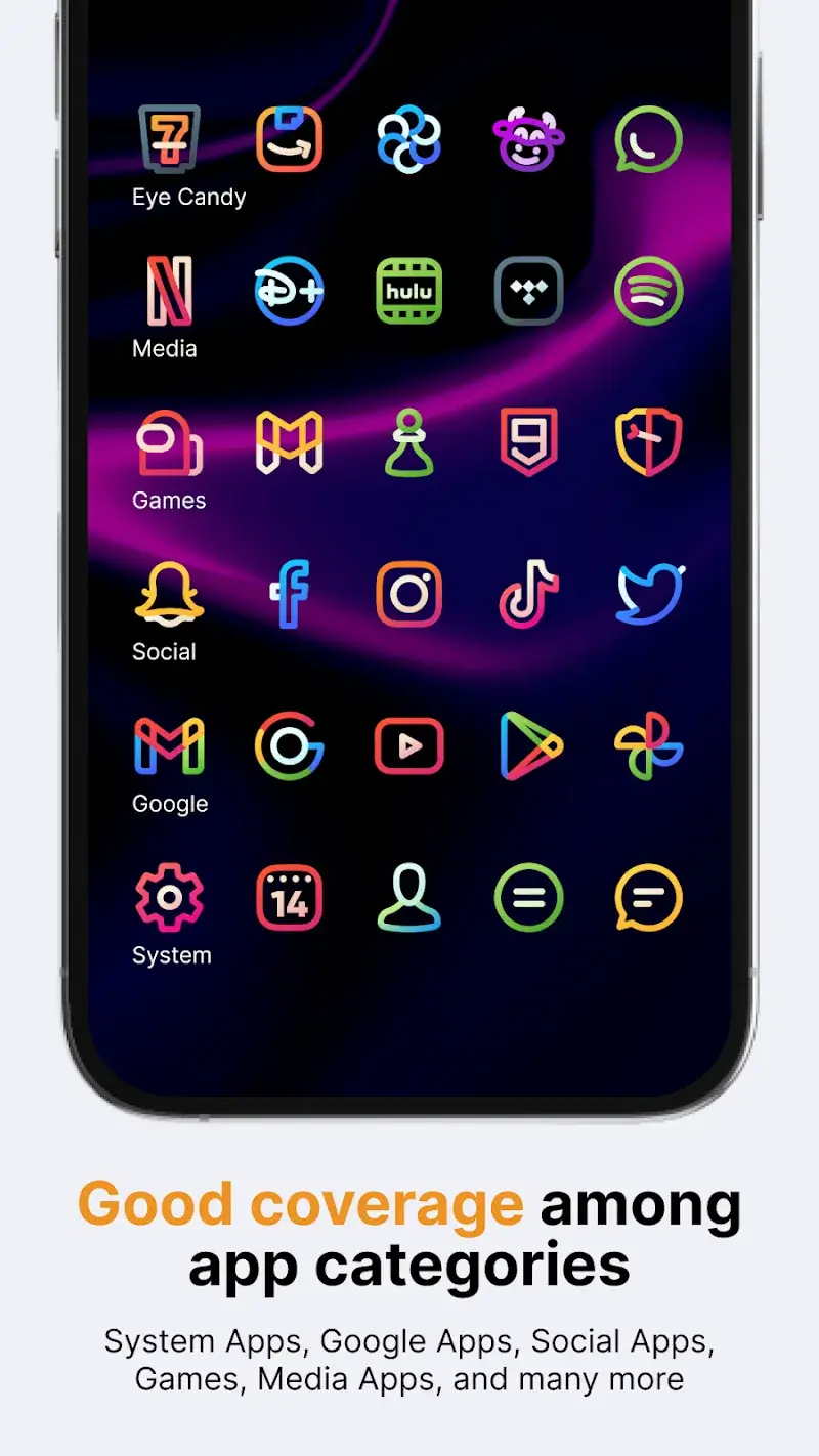 Aline: bold linear icon pack screenshot 1