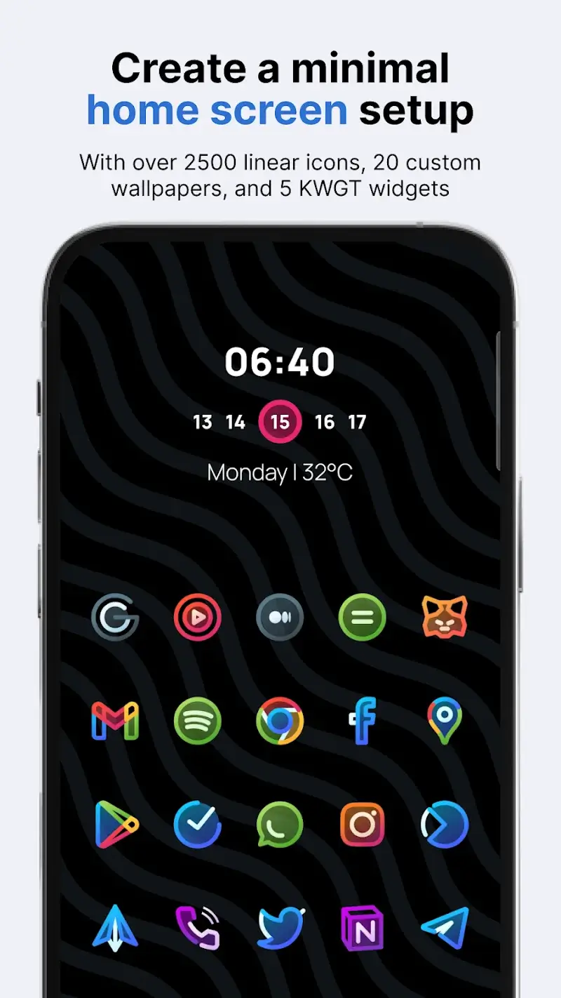 AlineT: bold linear icon pack screenshot 1