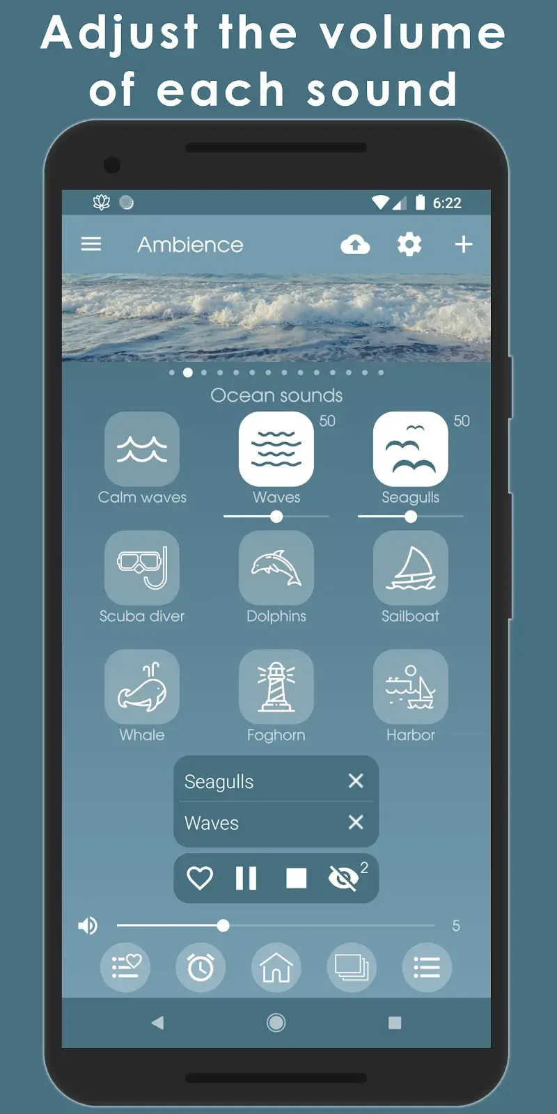 Ambience: sleep sounds screenshot 1