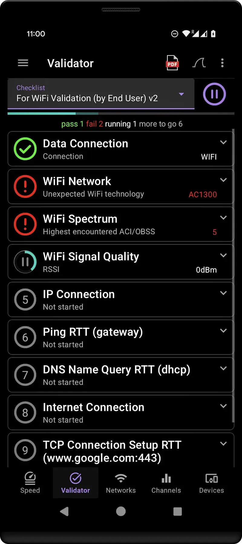 Speed Test WiFi Analyzer - analiti screenshot 1