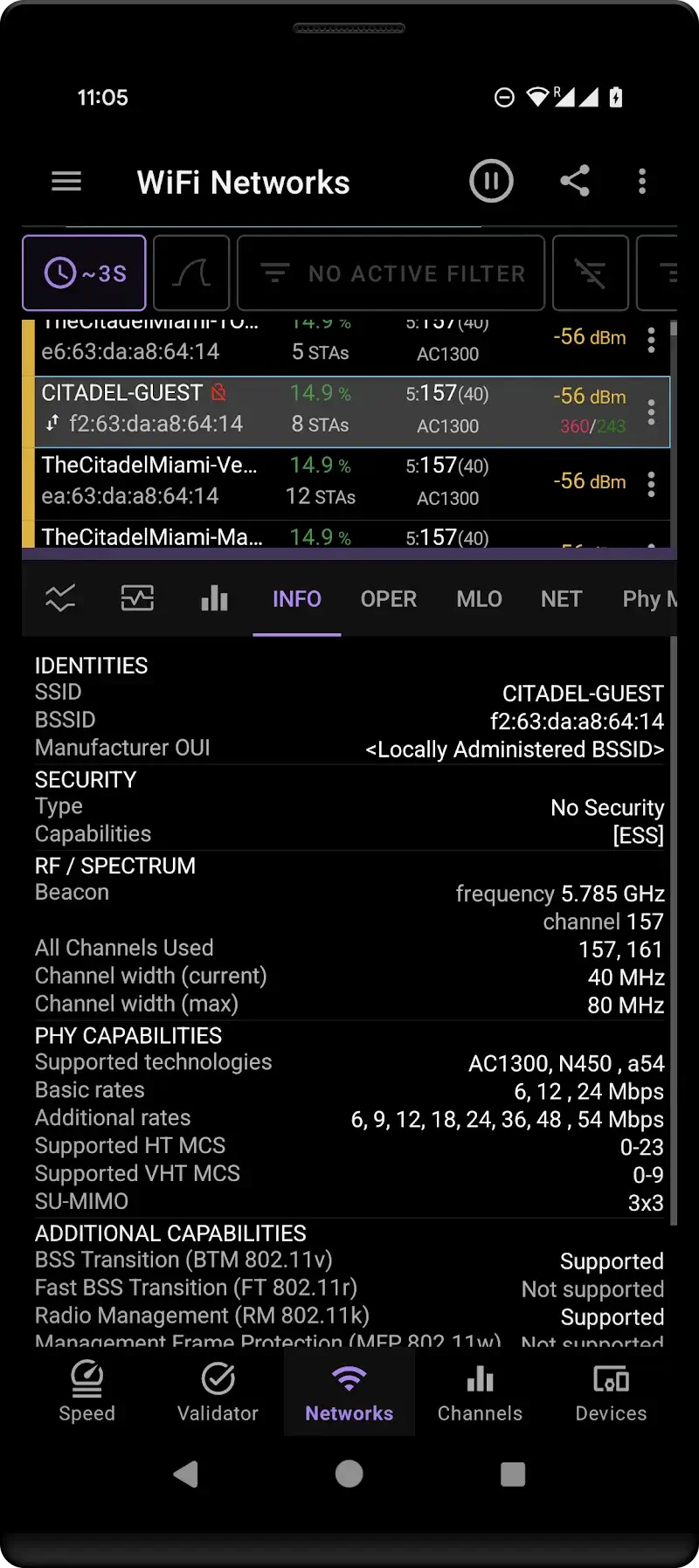 Speed Test WiFi Analyzer - analiti screenshot 1