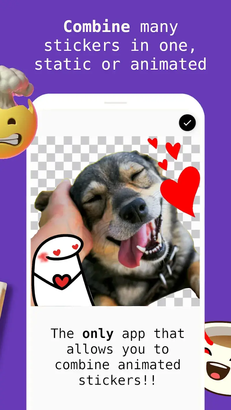 Animated Sticker Maker (Free Sticker Maker) screenshot 1