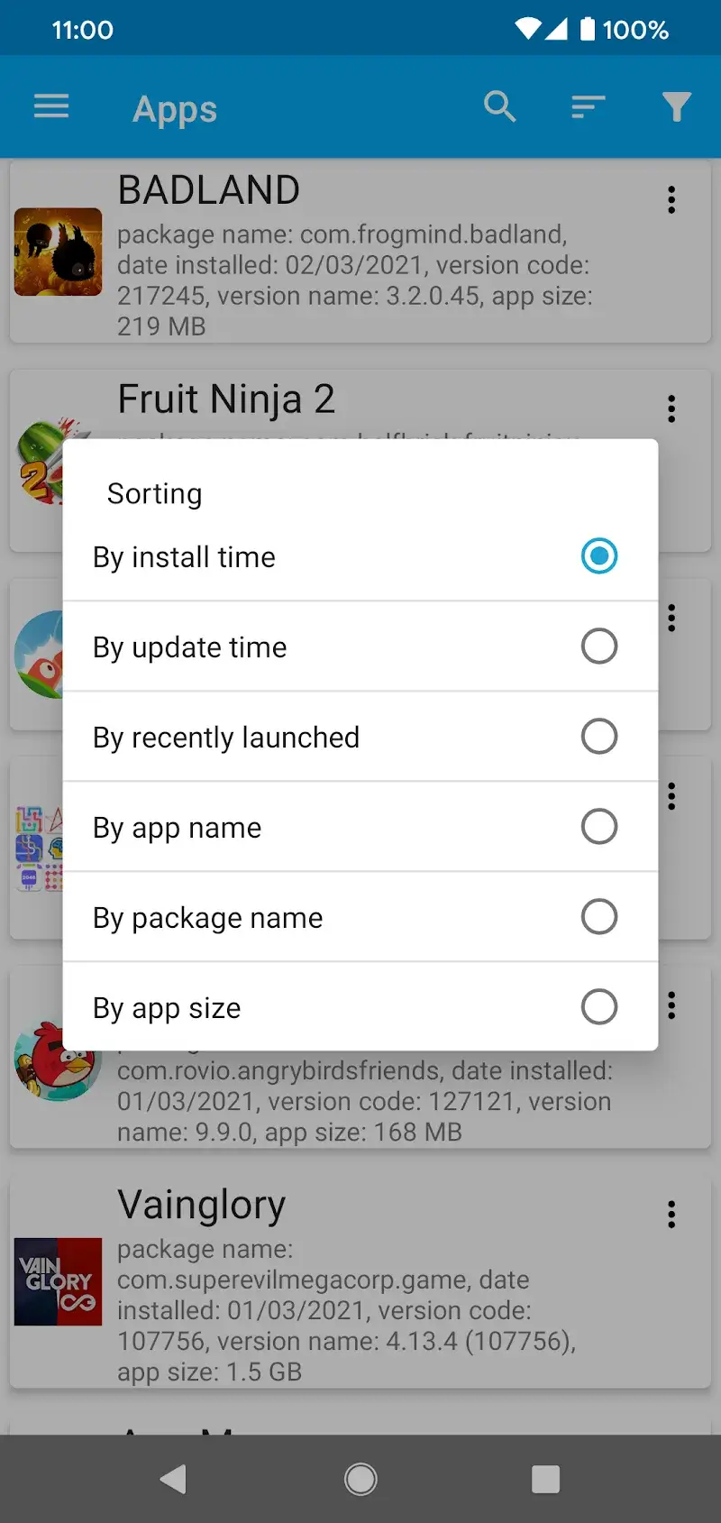 App Manager screenshot 1