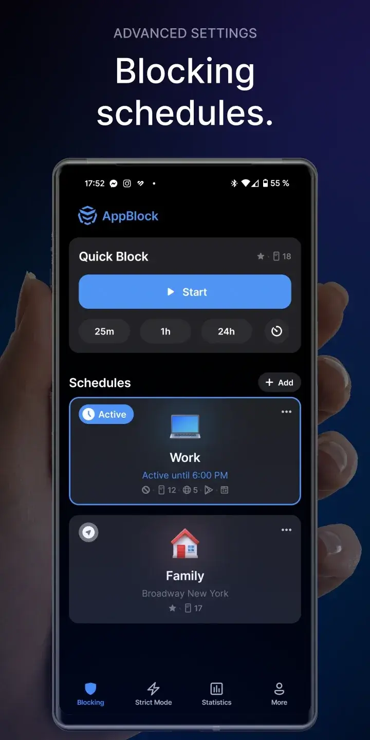 AppBlock screenshot 1