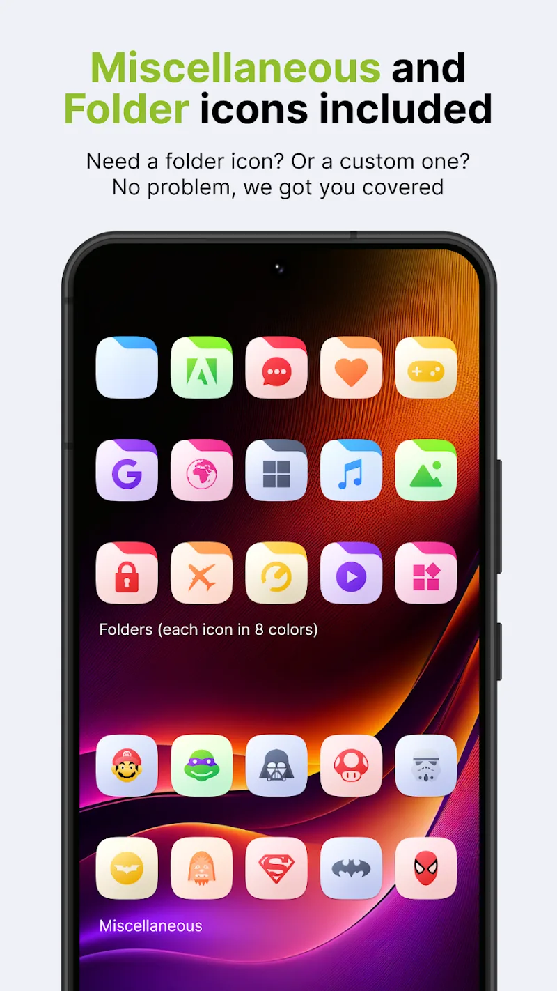 Ares Light: Pastel Icon Pack screenshot 1