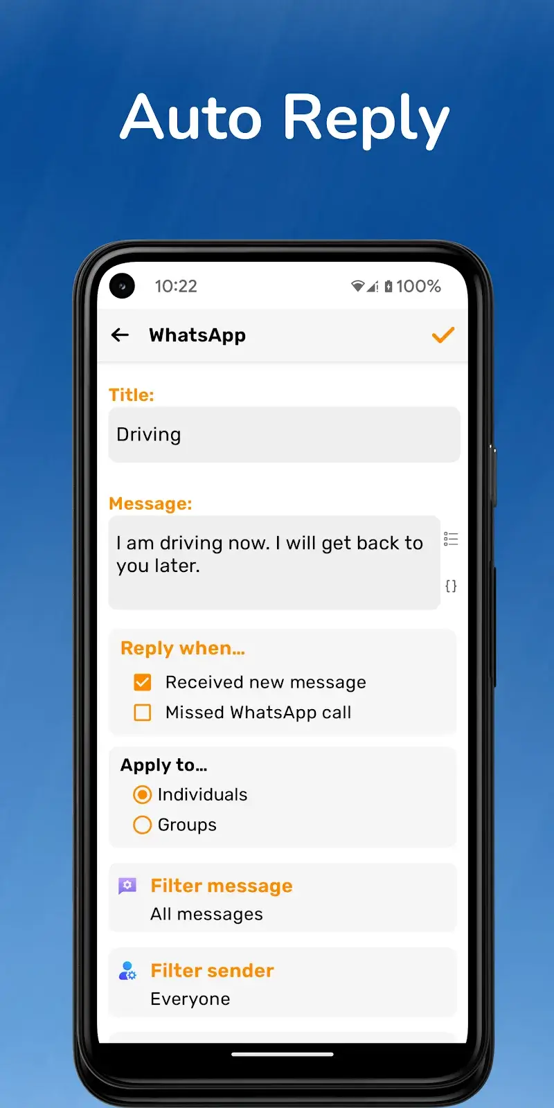 Auto Text screenshot 1