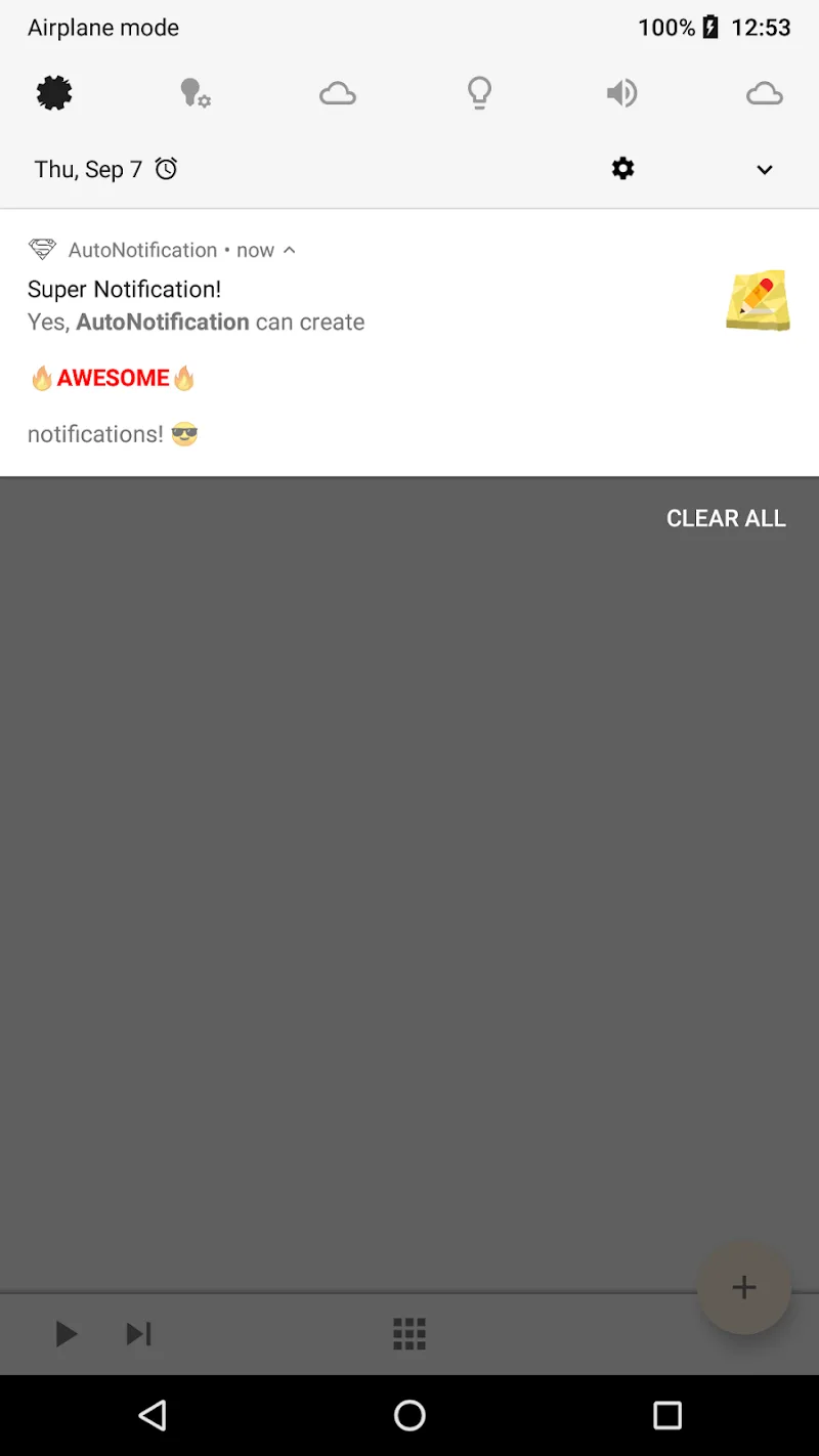 AutoNotification screenshot 1