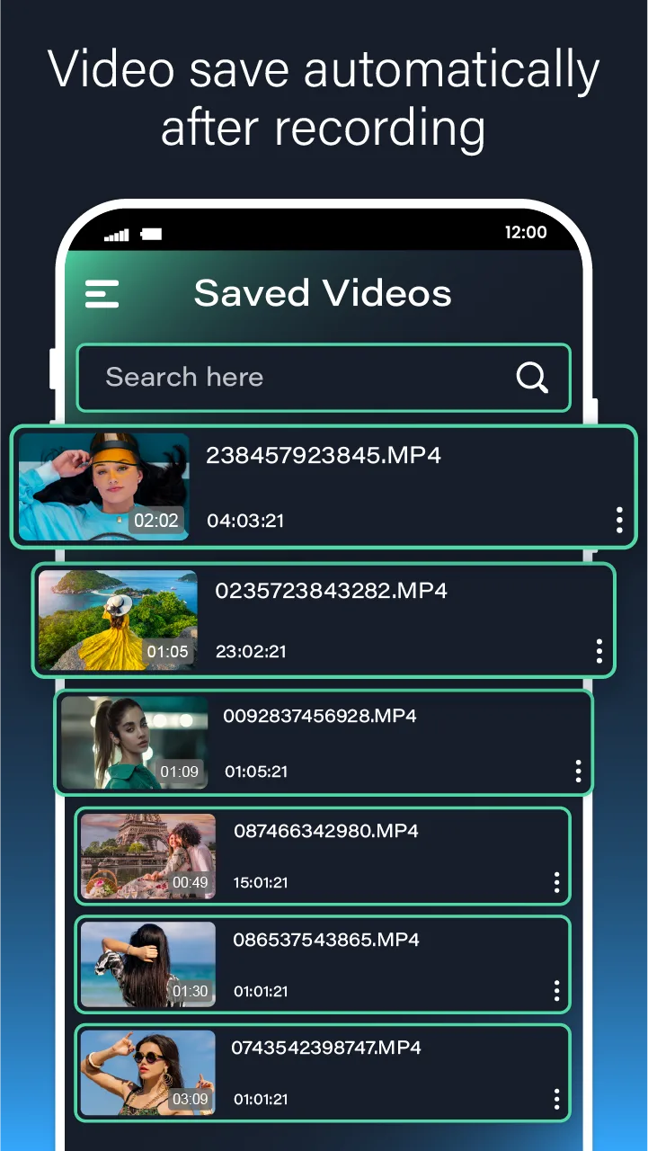 Background Video Recorder Cam screenshot 1