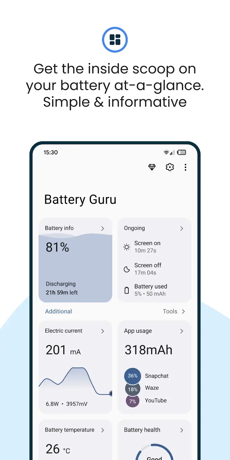 Battery Guru screenshot 1