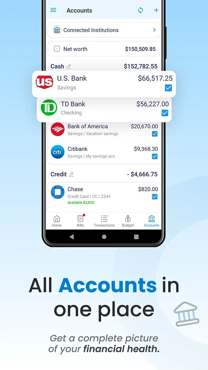 Bill Payment Organizer, Budget screenshot 1