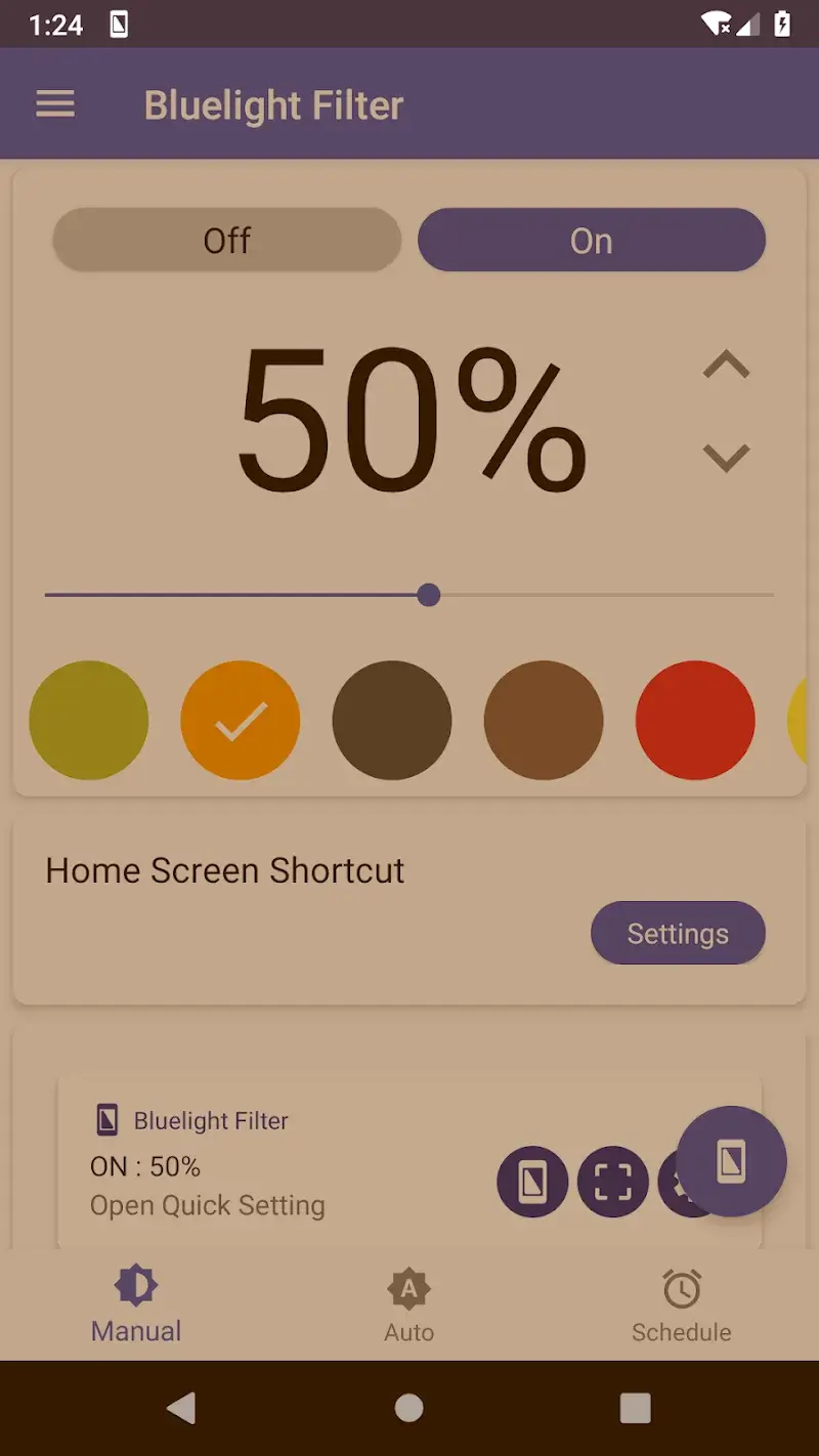 Bluelight Filter screenshot 1