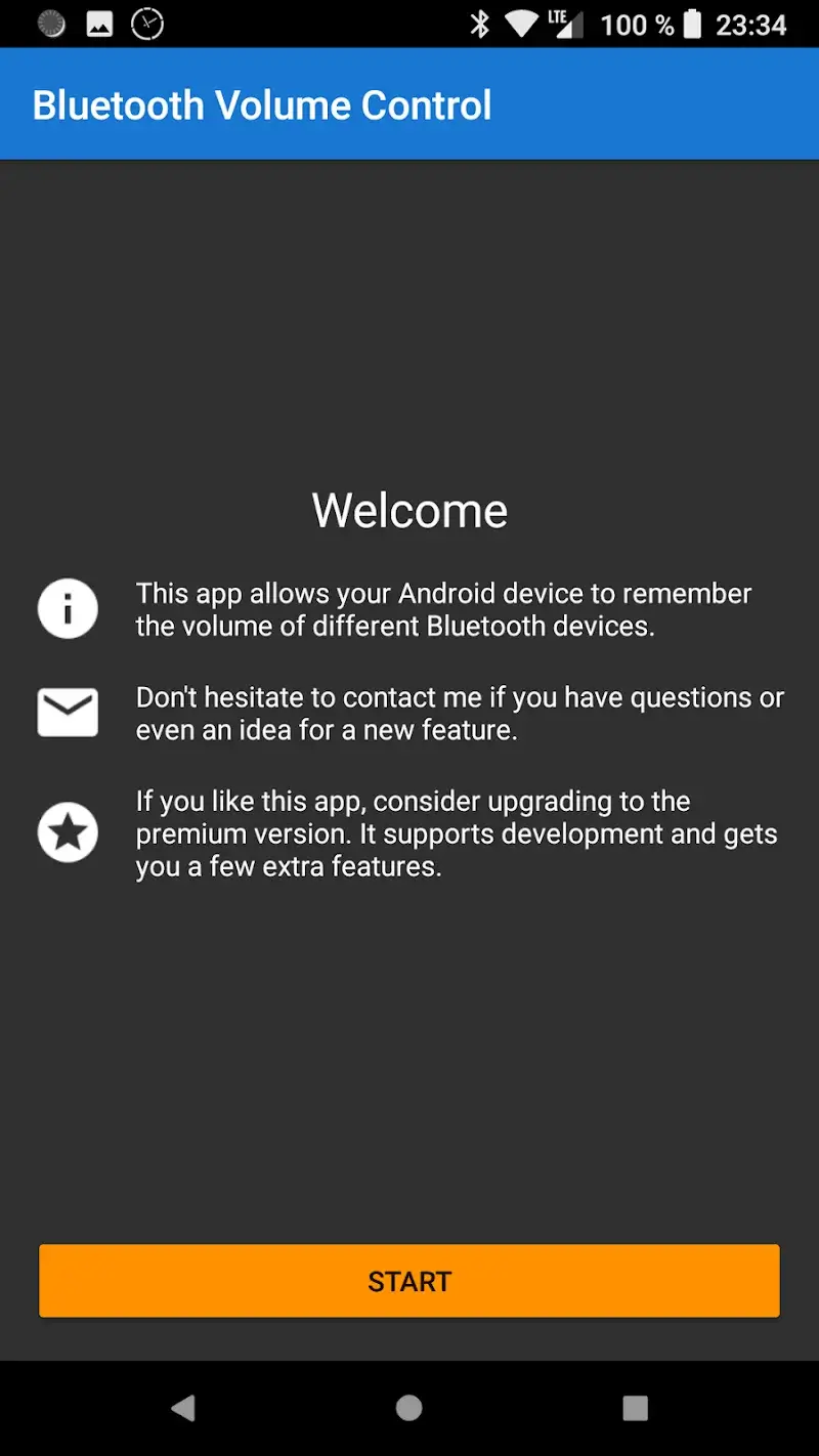 Bluetooth Volume Manager screenshot 1