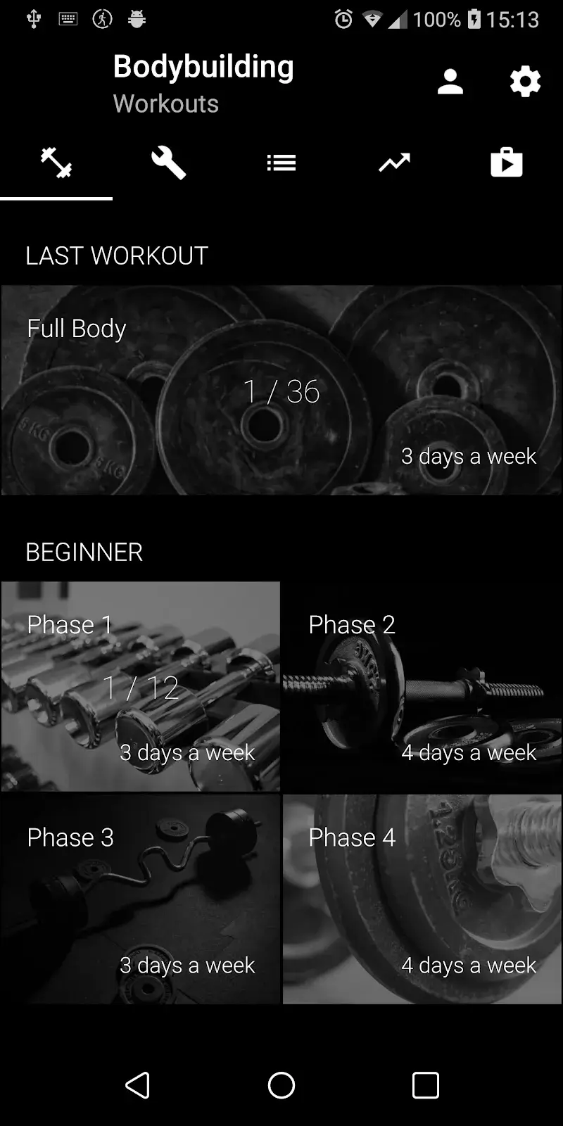 Bodybuilding. Weight Lifting screenshot 1