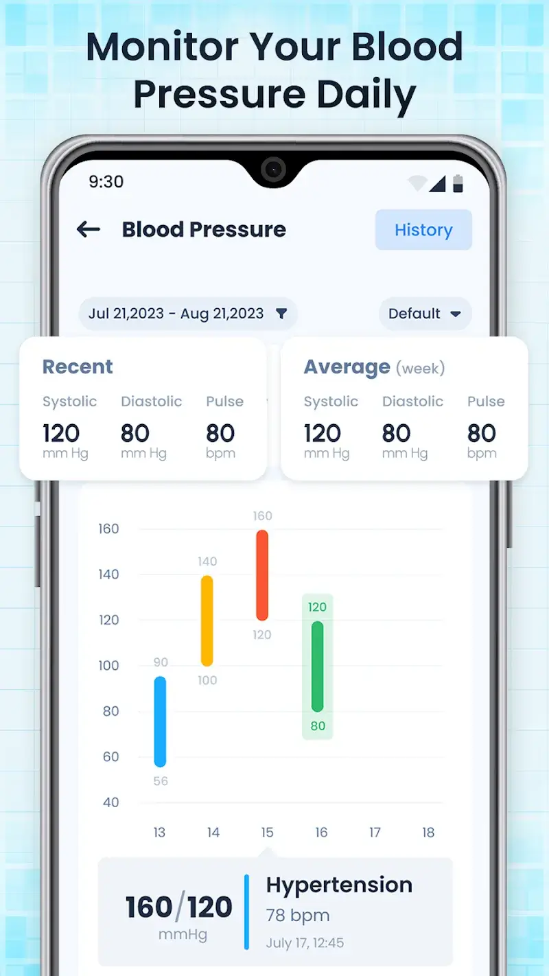 BP Tracker: Heart Rate Monitor screenshot 1