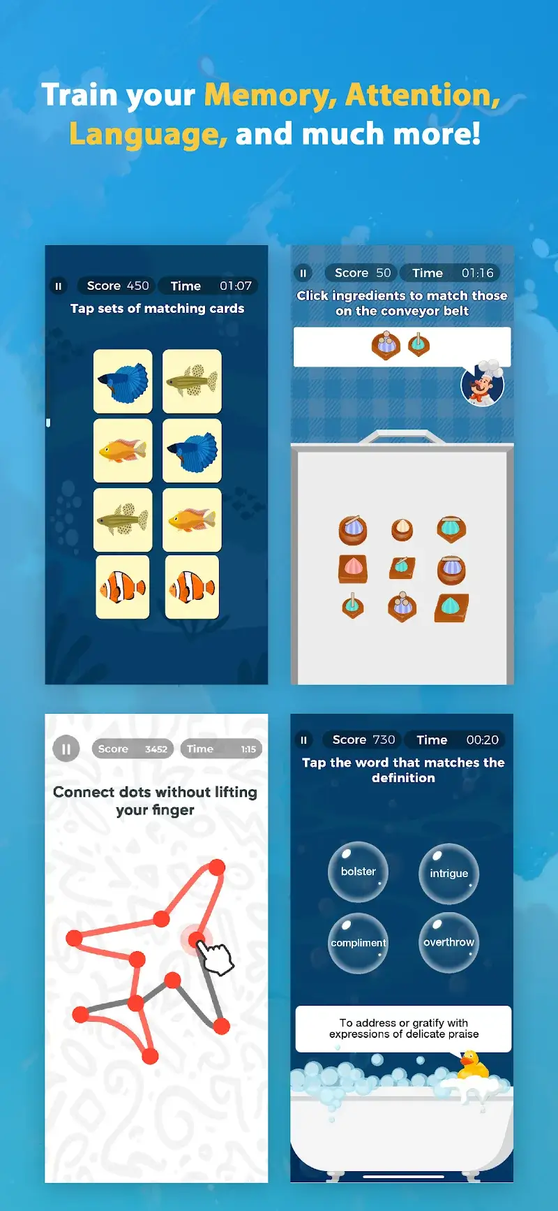 Brainwell - Brain Training screenshot 1