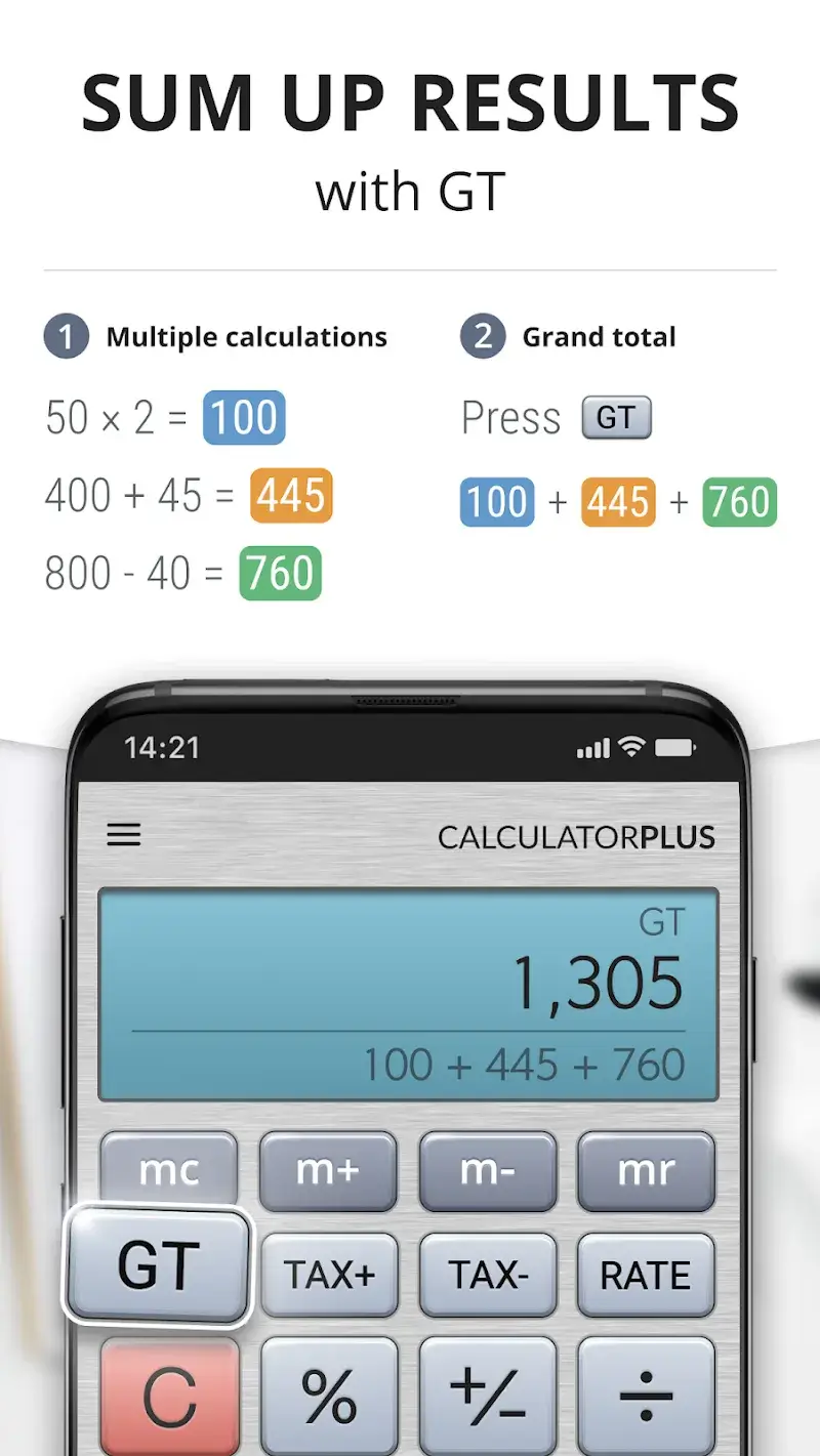 Calculator Plus screenshot 1