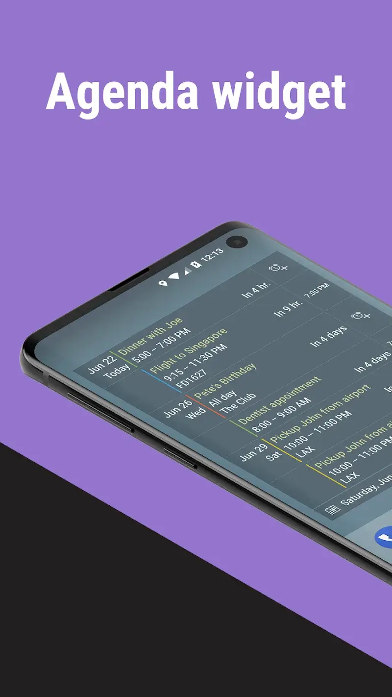 Calendar Widget screenshot 1