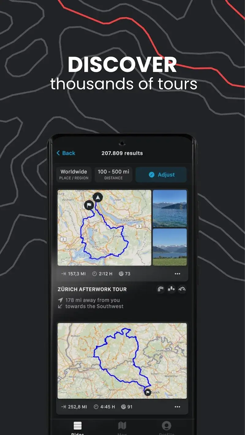 calimoto Motorcycle GPS screenshot 1