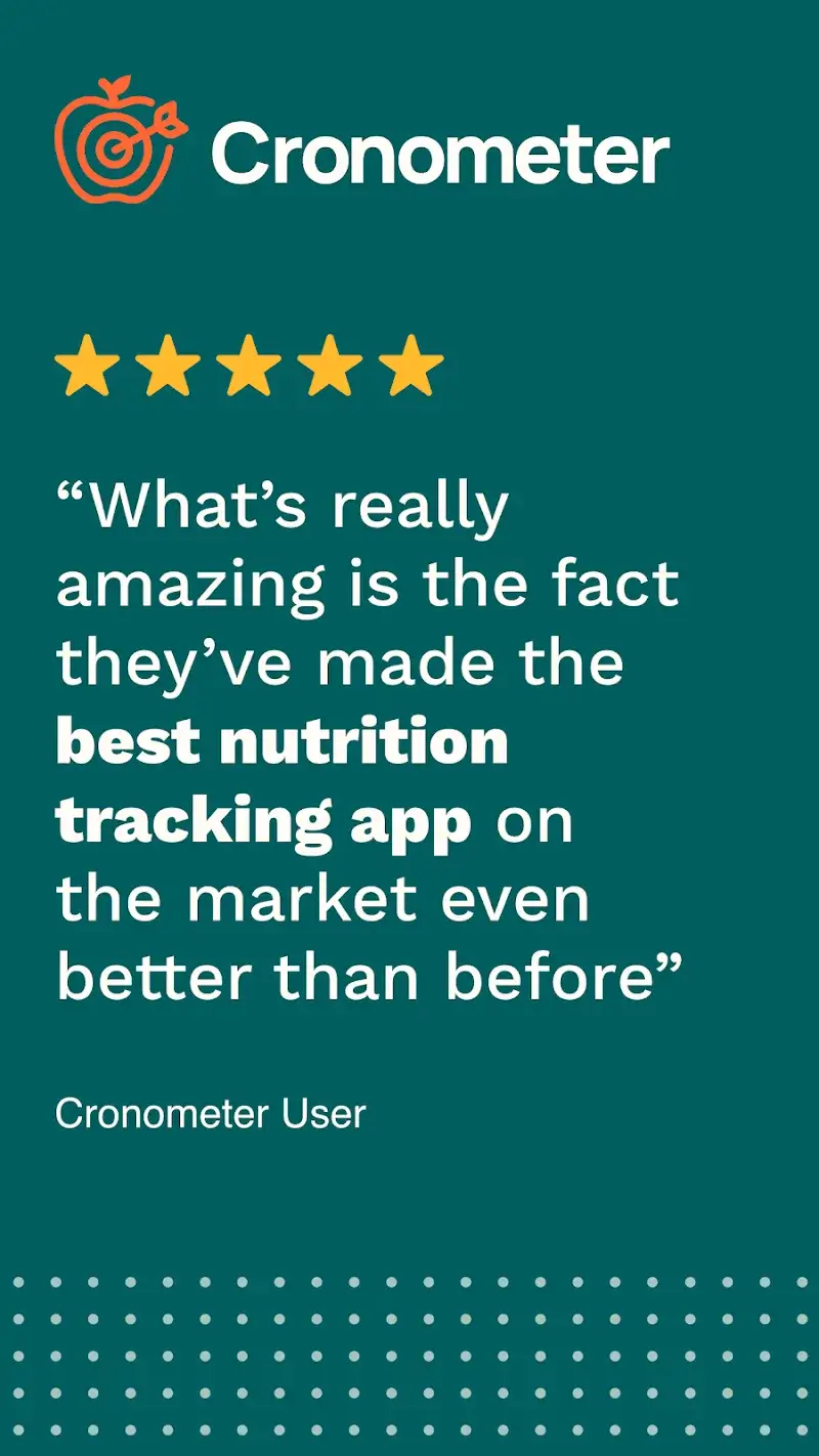 Calorie Counter by Cronometer screenshot 1