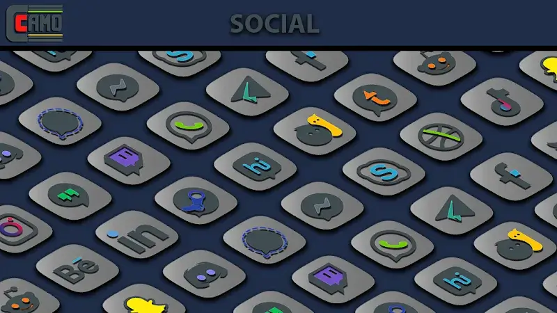 Camo Light Icon Pack screenshot 1