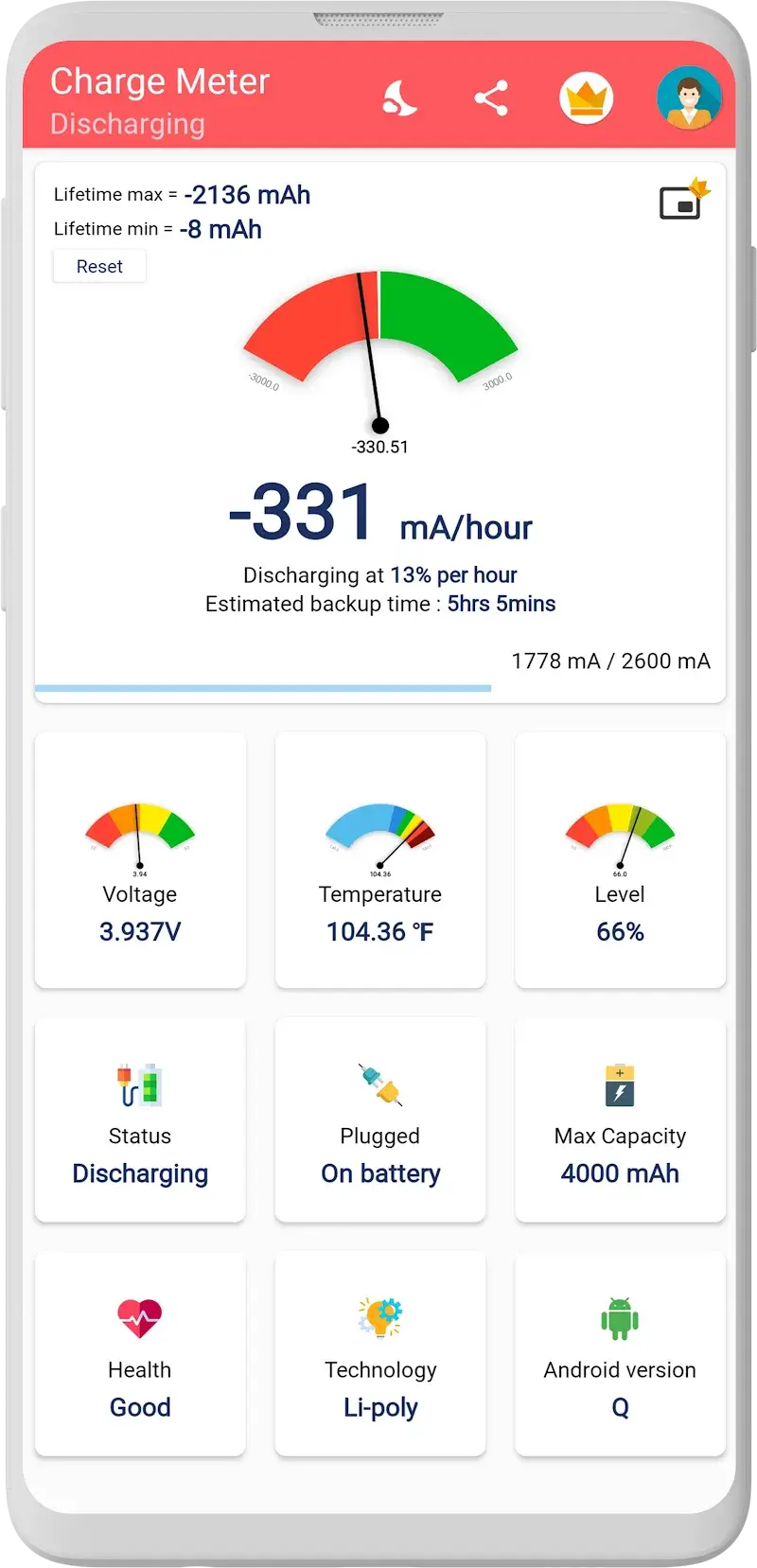 Charge Meter screenshot 1