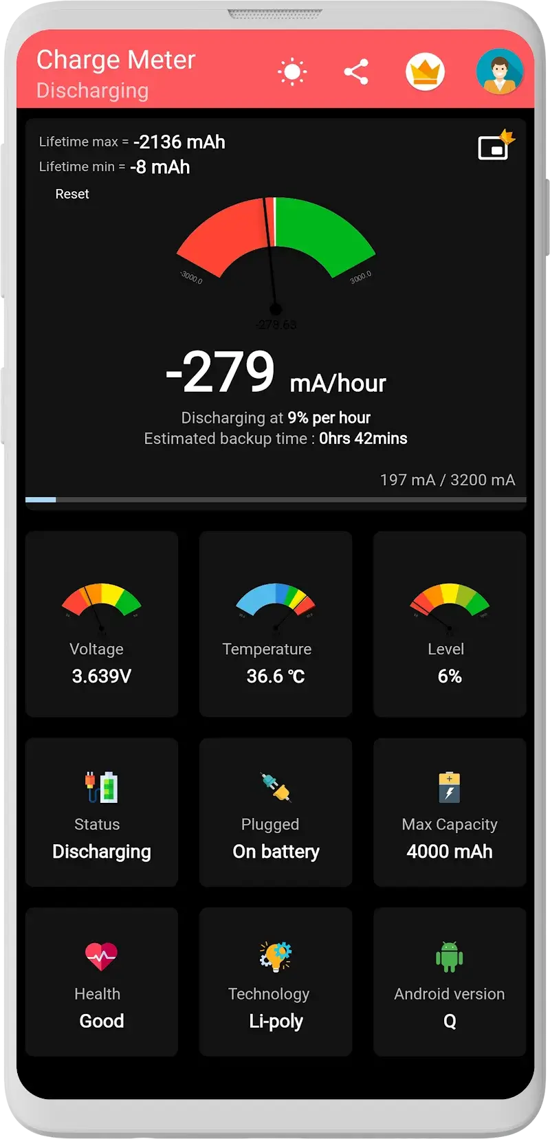 Charge Meter screenshot 1