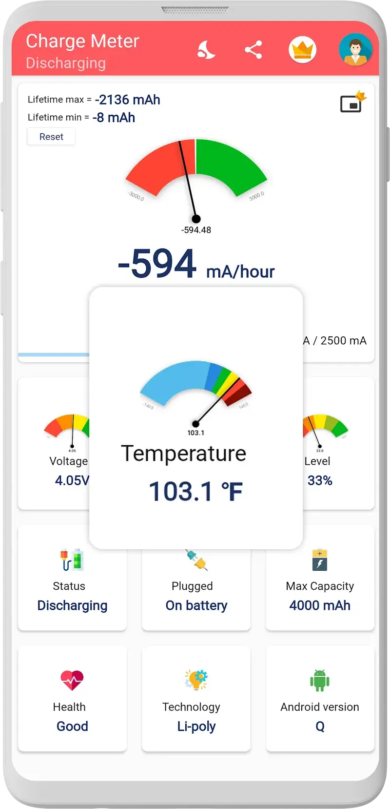 Charge Meter screenshot 1