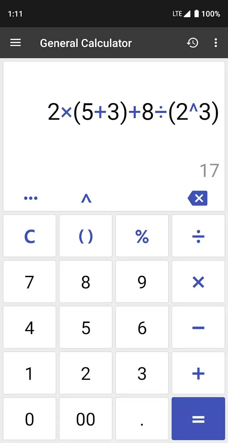 ClevCalc - Calculator screenshot 1